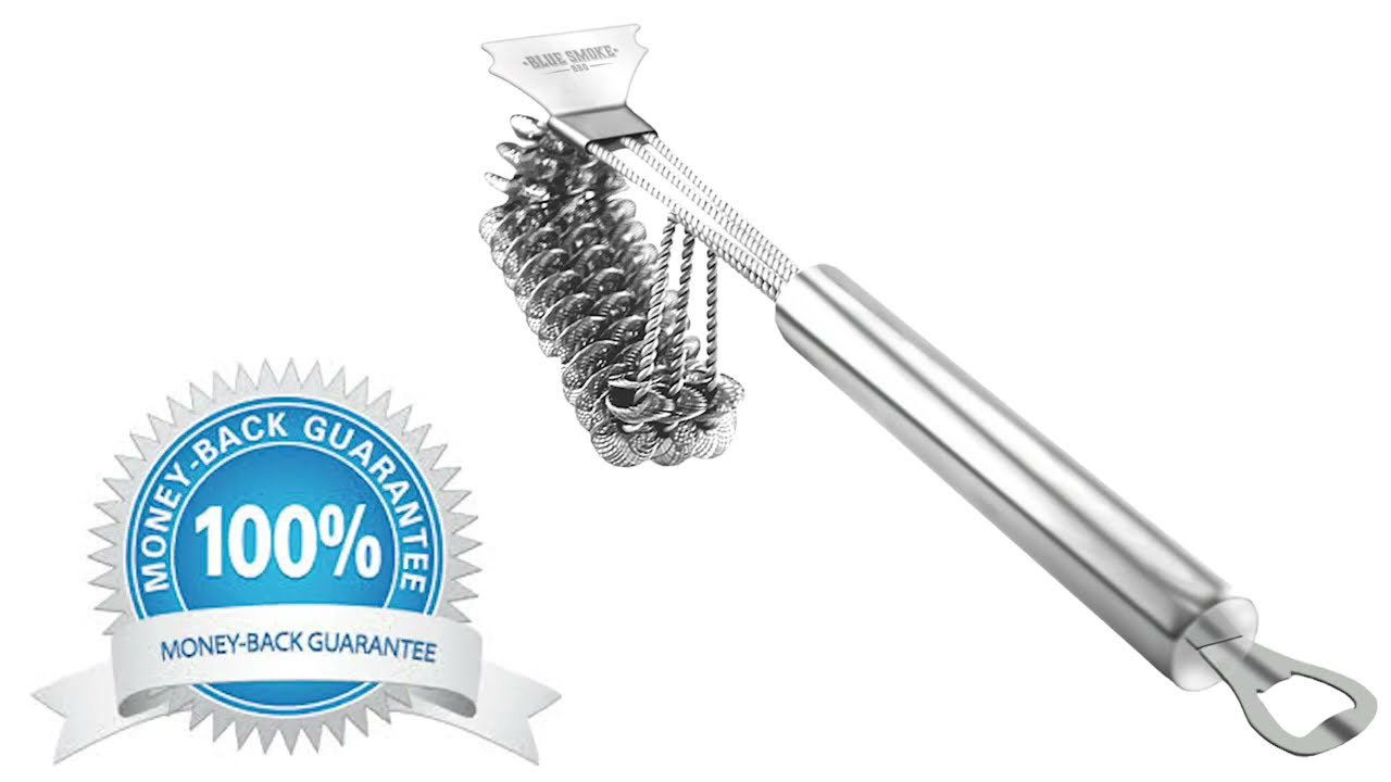 Rollin Blue Bristle Free Grill Brush